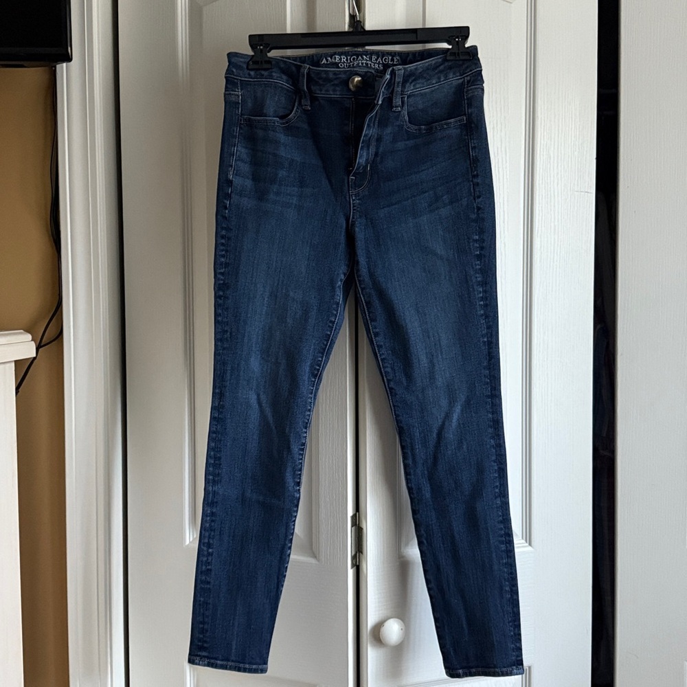 American Eagle Outfitters Dark Blue Denim Jeans